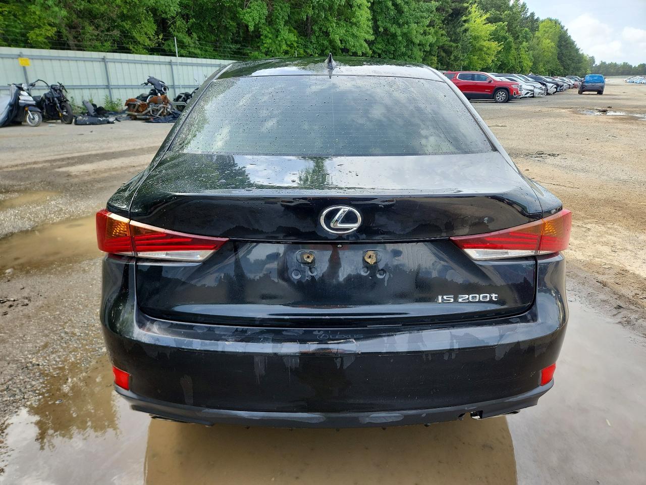 2017 Lexus Is 200t Черный vin: JTHBA1D26H5048395