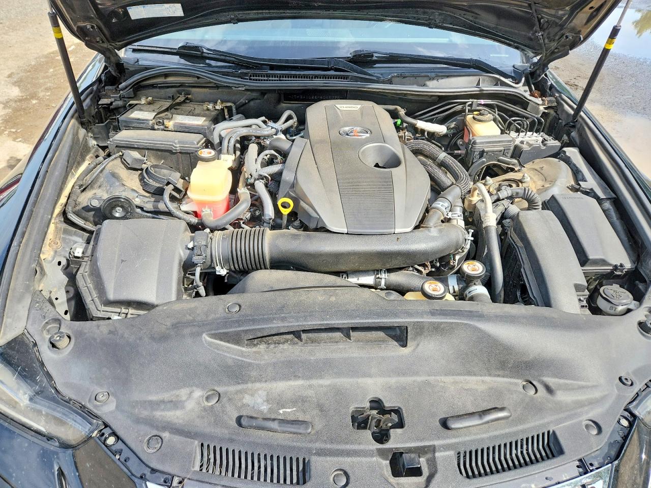 2017 Lexus Is 200t Черный vin: JTHBA1D26H5048395
