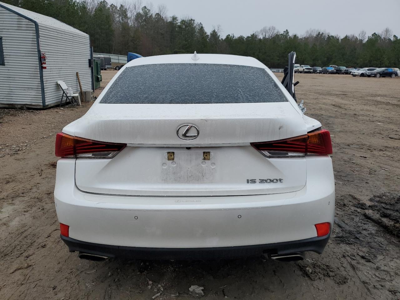 2017 Lexus Is 200t White vin: JTHBA1D26H5057064
