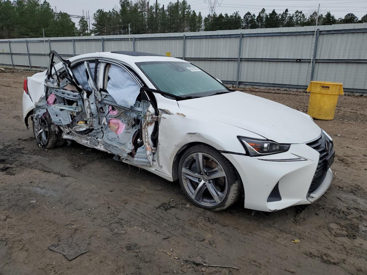 2017 Lexus Is 200t White vin: JTHBA1D26H5057064
