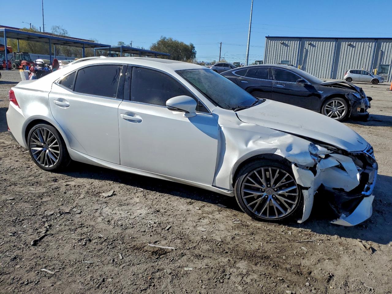 2016 Lexus Is 200t White vin: JTHBA1D27G5018501