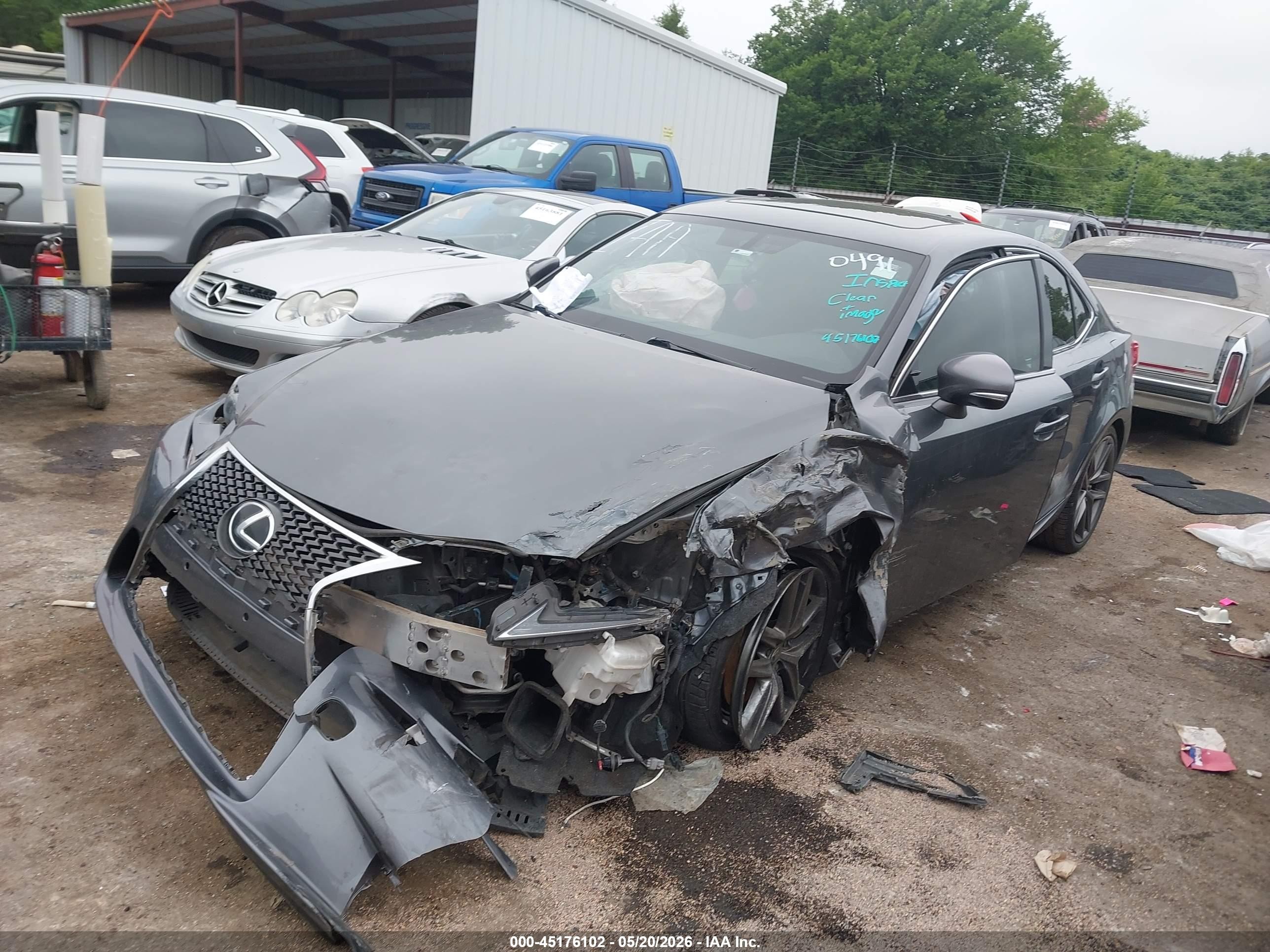 2016 Lexus Is 200t Gray vin: JTHBA1D27G5020491