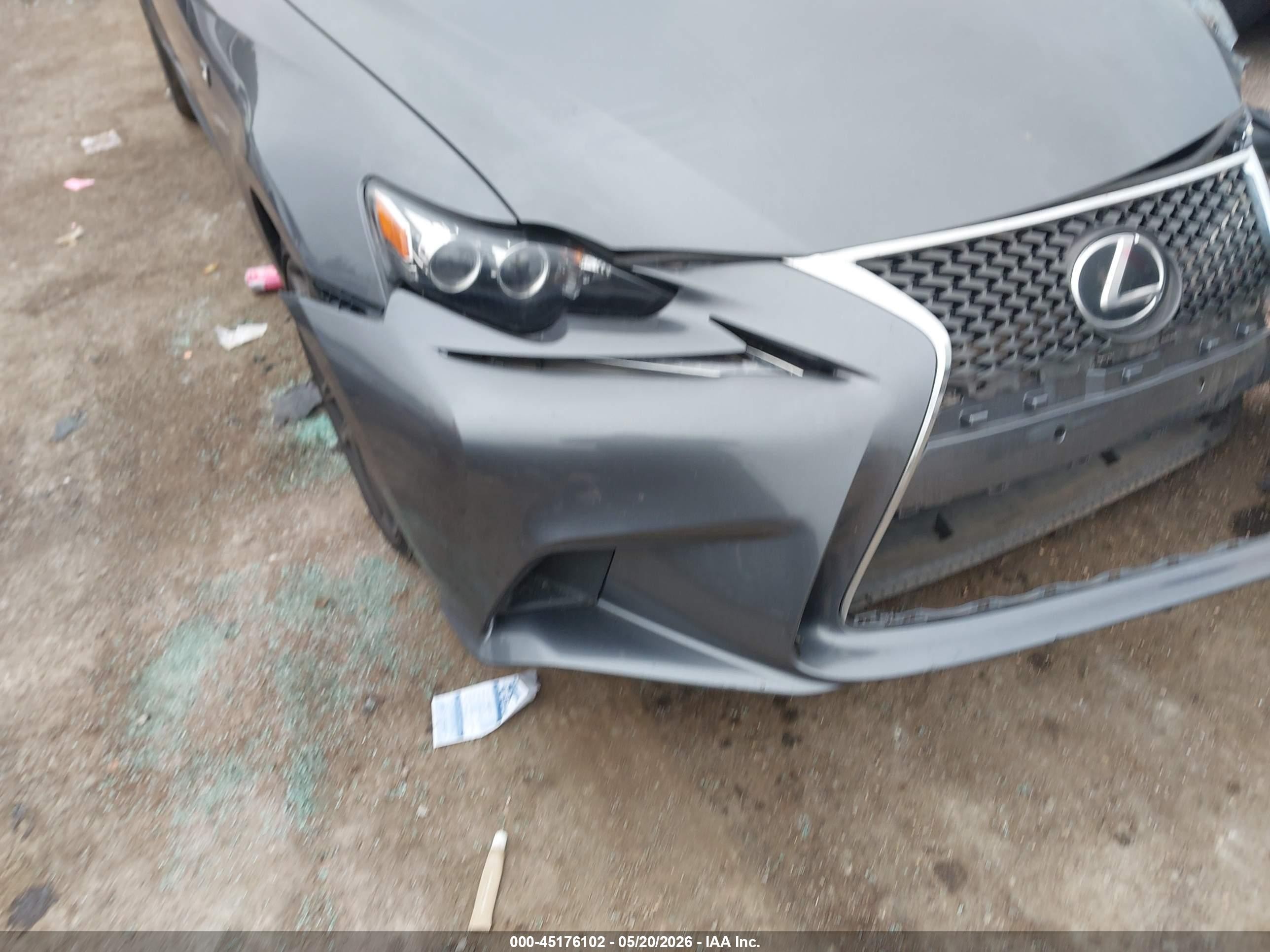2016 Lexus Is 200t Gray vin: JTHBA1D27G5020491