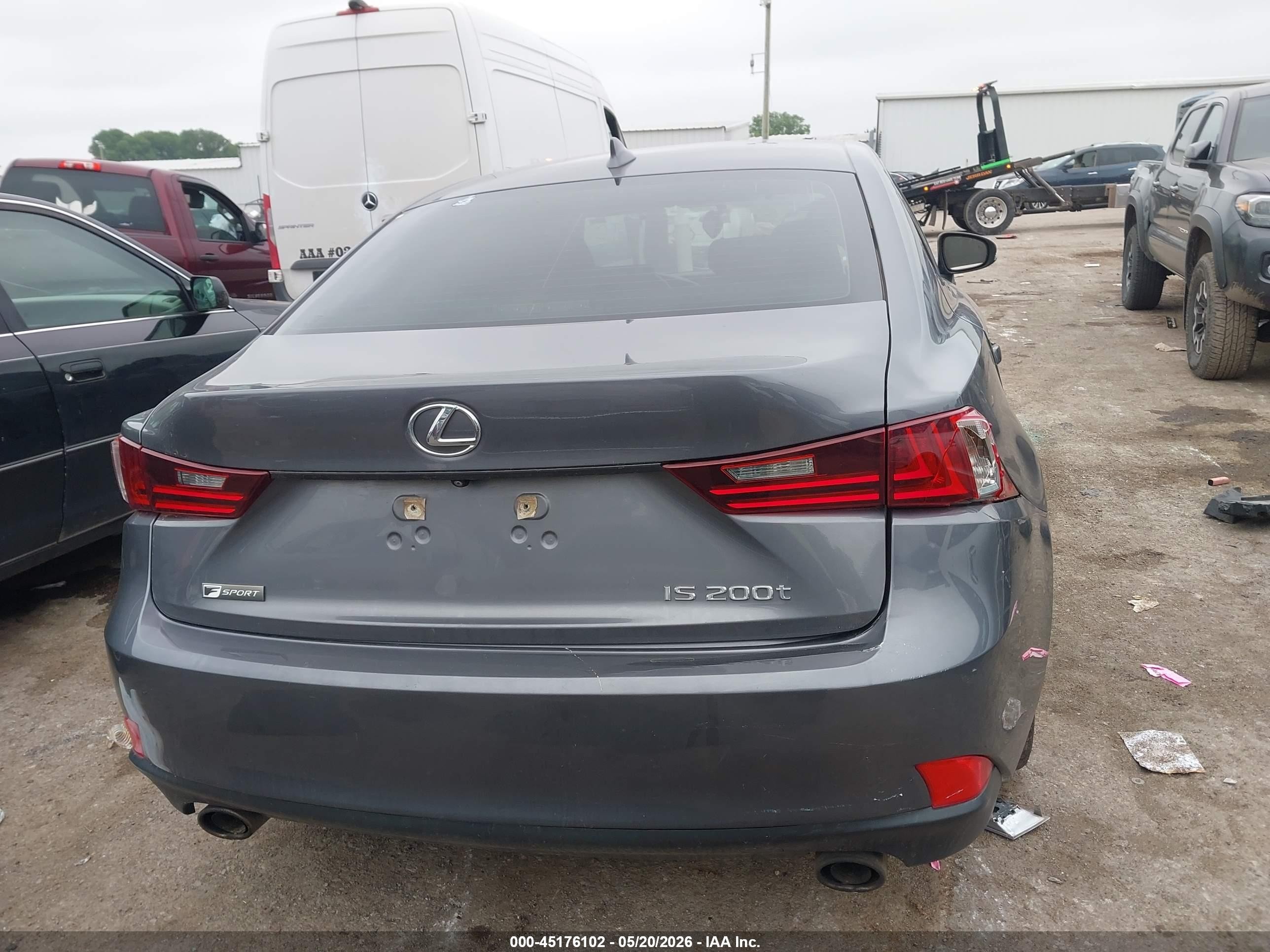 2016 Lexus Is 200t Gray vin: JTHBA1D27G5020491