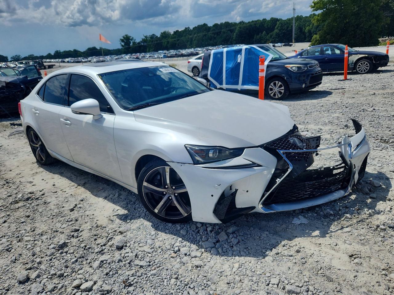 2017 Lexus Is 200t Белый vin: JTHBA1D27H5056697