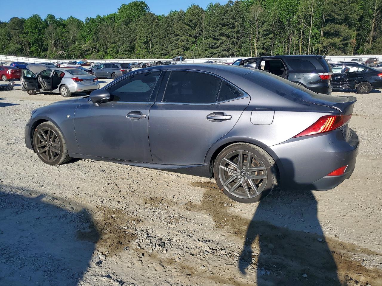 2017 Lexus Is 200t Серый vin: JTHBA1D27H5058188