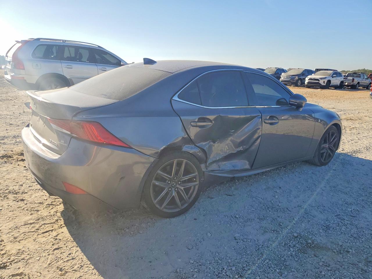 2017 Lexus Is 200t Серый vin: JTHBA1D27H5058188