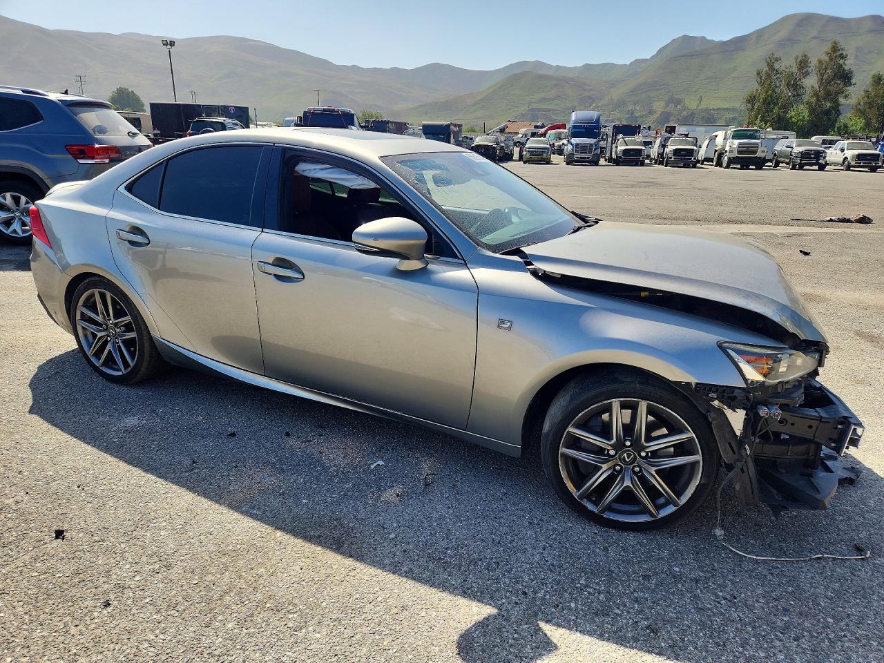 2017 Lexus Is 200t Серый vin: JTHBA1D27H5059342