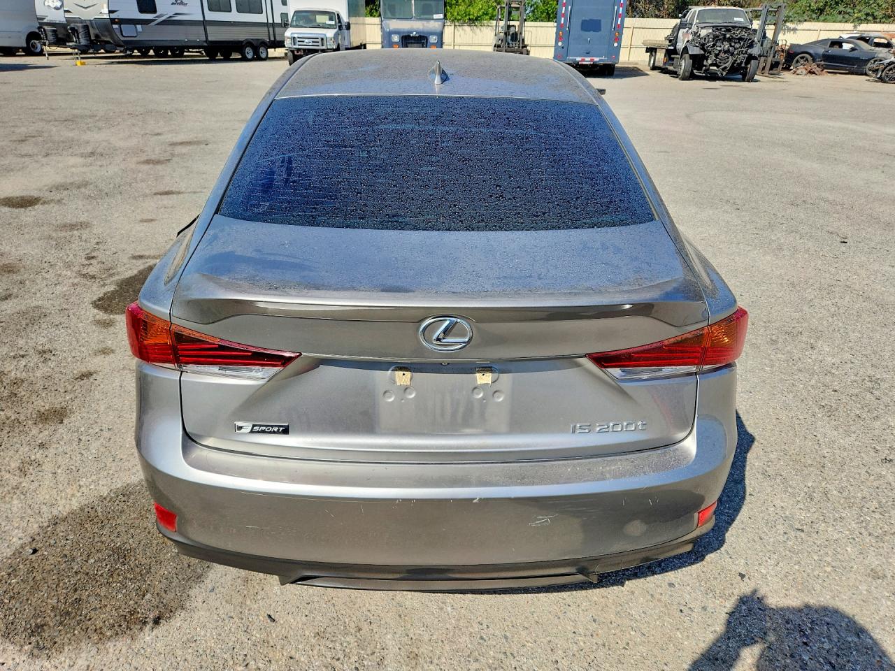2017 Lexus Is 200t Серый vin: JTHBA1D27H5059342