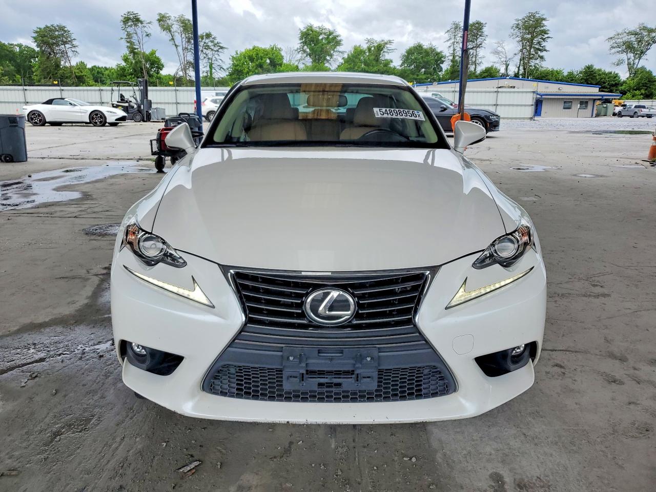 2016 Lexus Is 200t White vin: JTHBA1D28G5004087