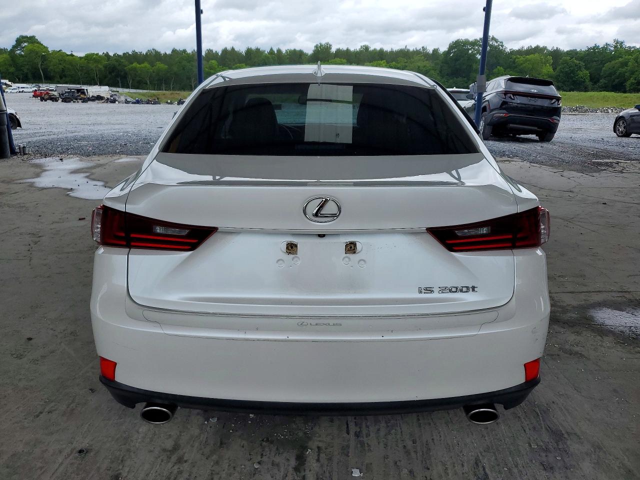 2016 Lexus Is 200t White vin: JTHBA1D28G5004087