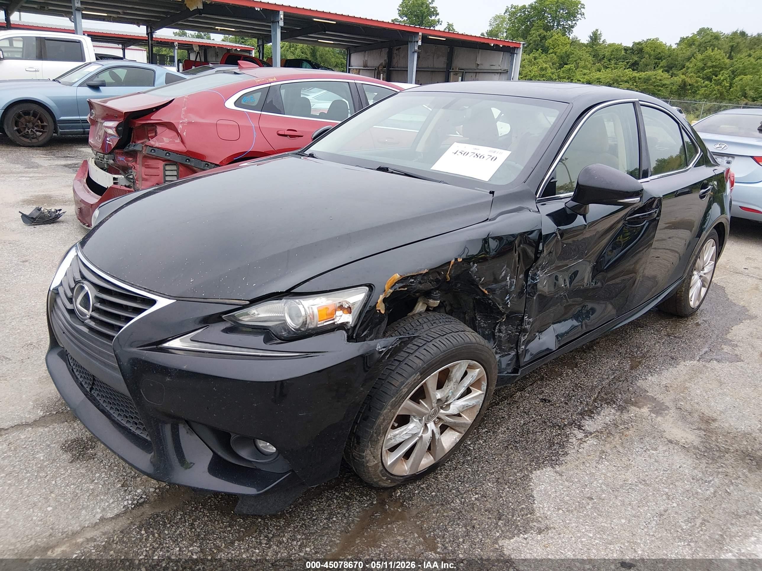 2016 Lexus Is 200t   Черный vin: JTHBA1D28G5007541