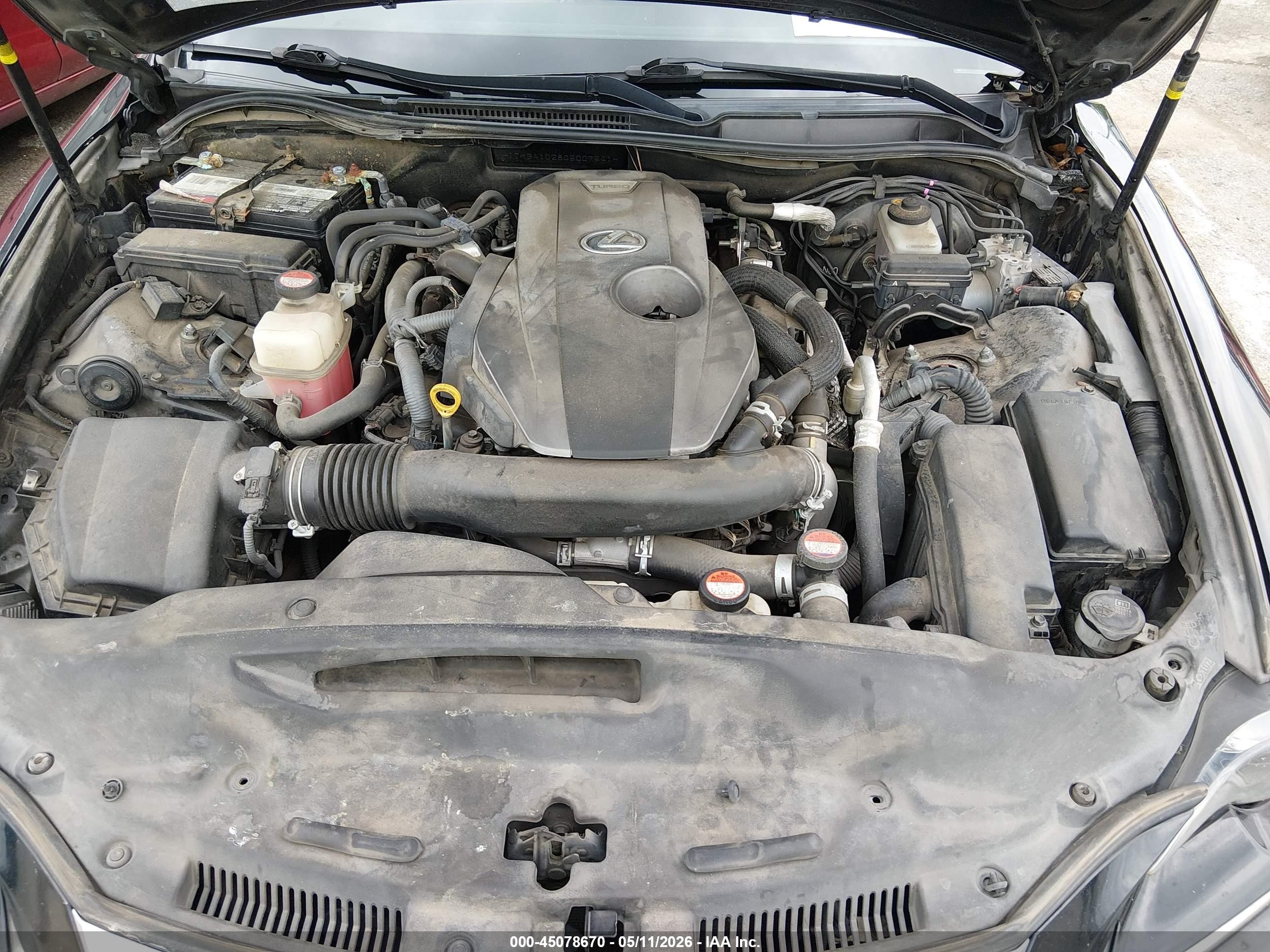 2016 Lexus Is 200t   Черный vin: JTHBA1D28G5007541