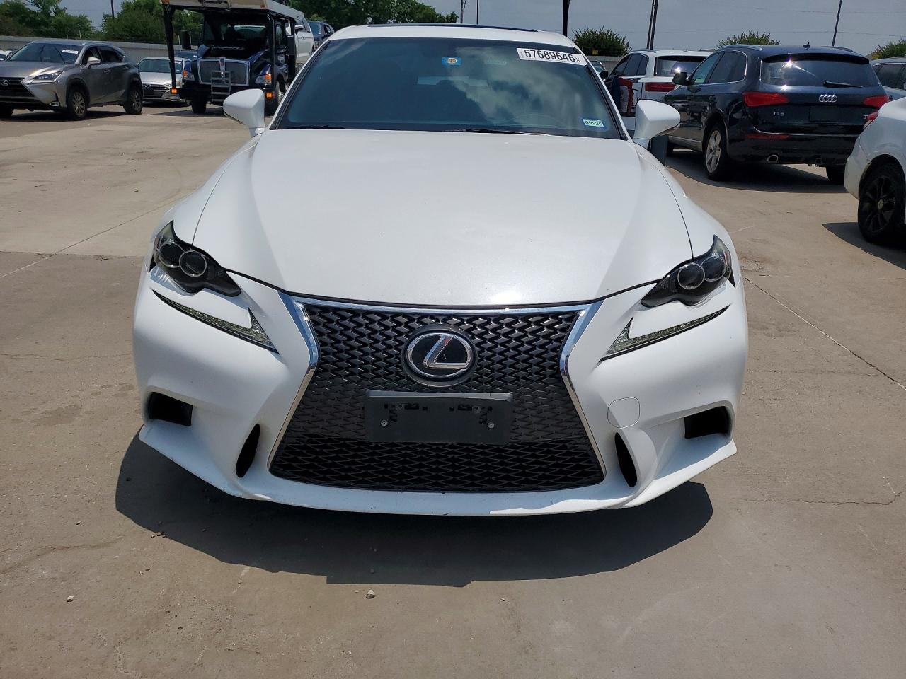 2016 Lexus Is 200t White vin: JTHBA1D28G5031211