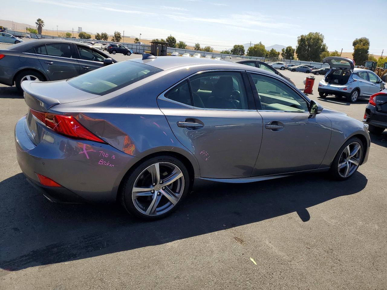 2017 Lexus Is 200t Charcoal vin: JTHBA1D28H5059379