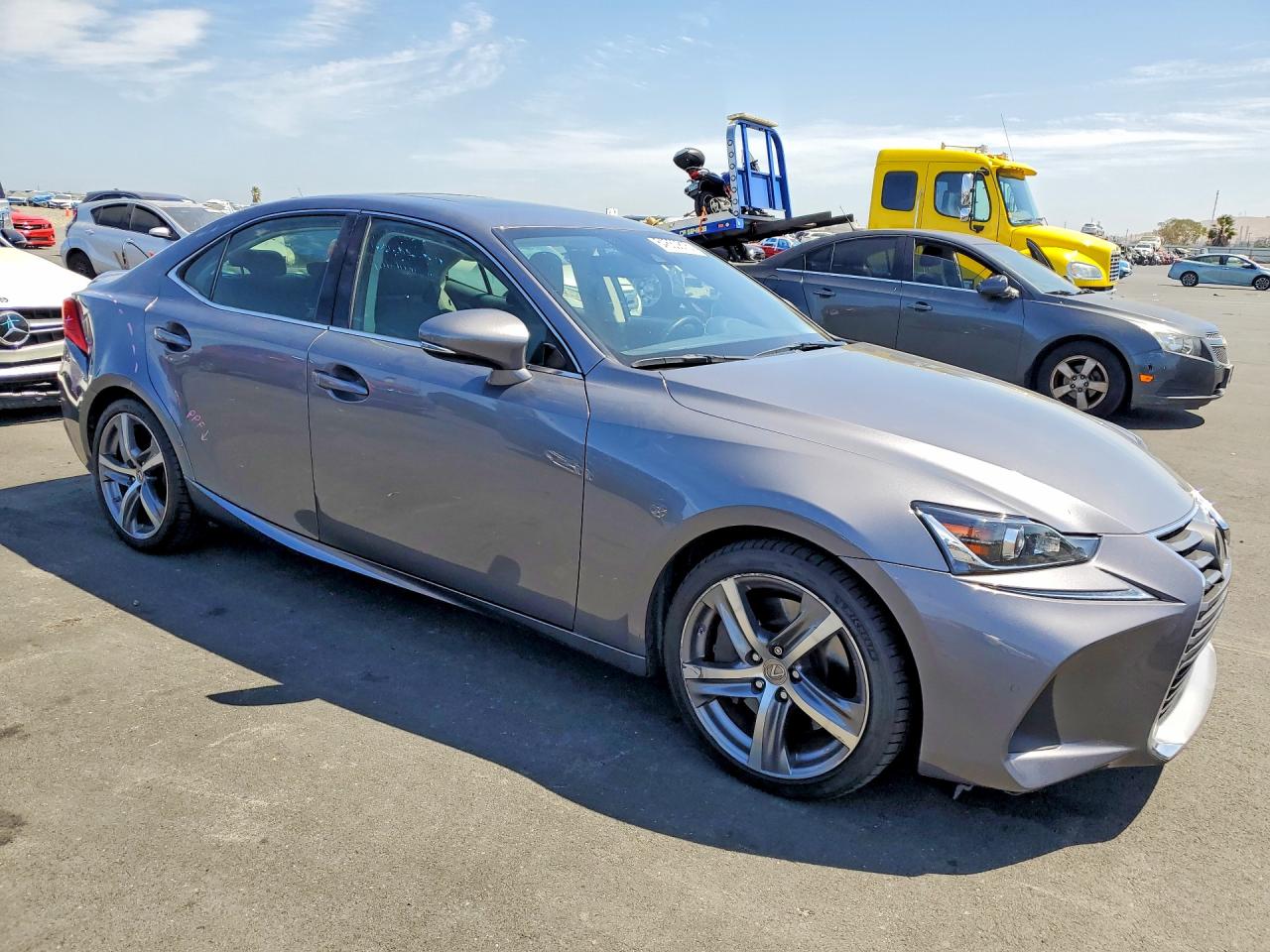 2017 Lexus Is 200t Charcoal vin: JTHBA1D28H5059379