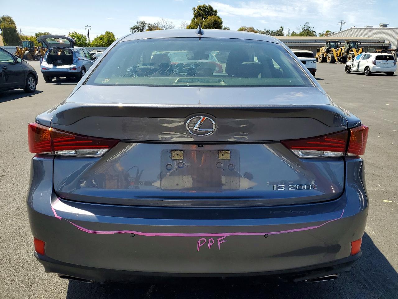 2017 Lexus Is 200t Charcoal vin: JTHBA1D28H5059379