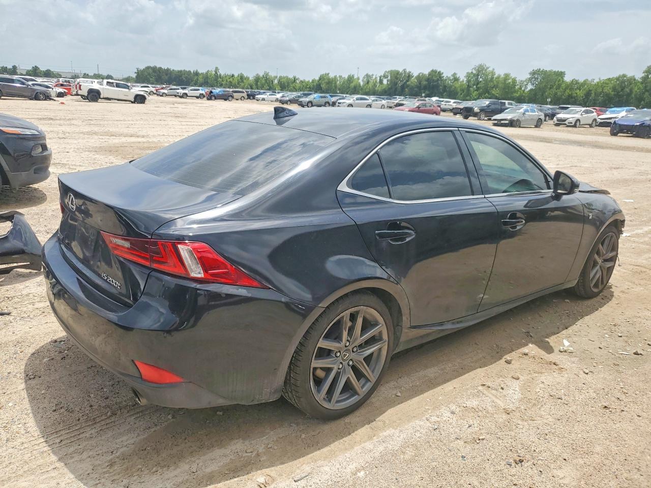 2016 Lexus Is 200t Черный vin: JTHBA1D29G5009525