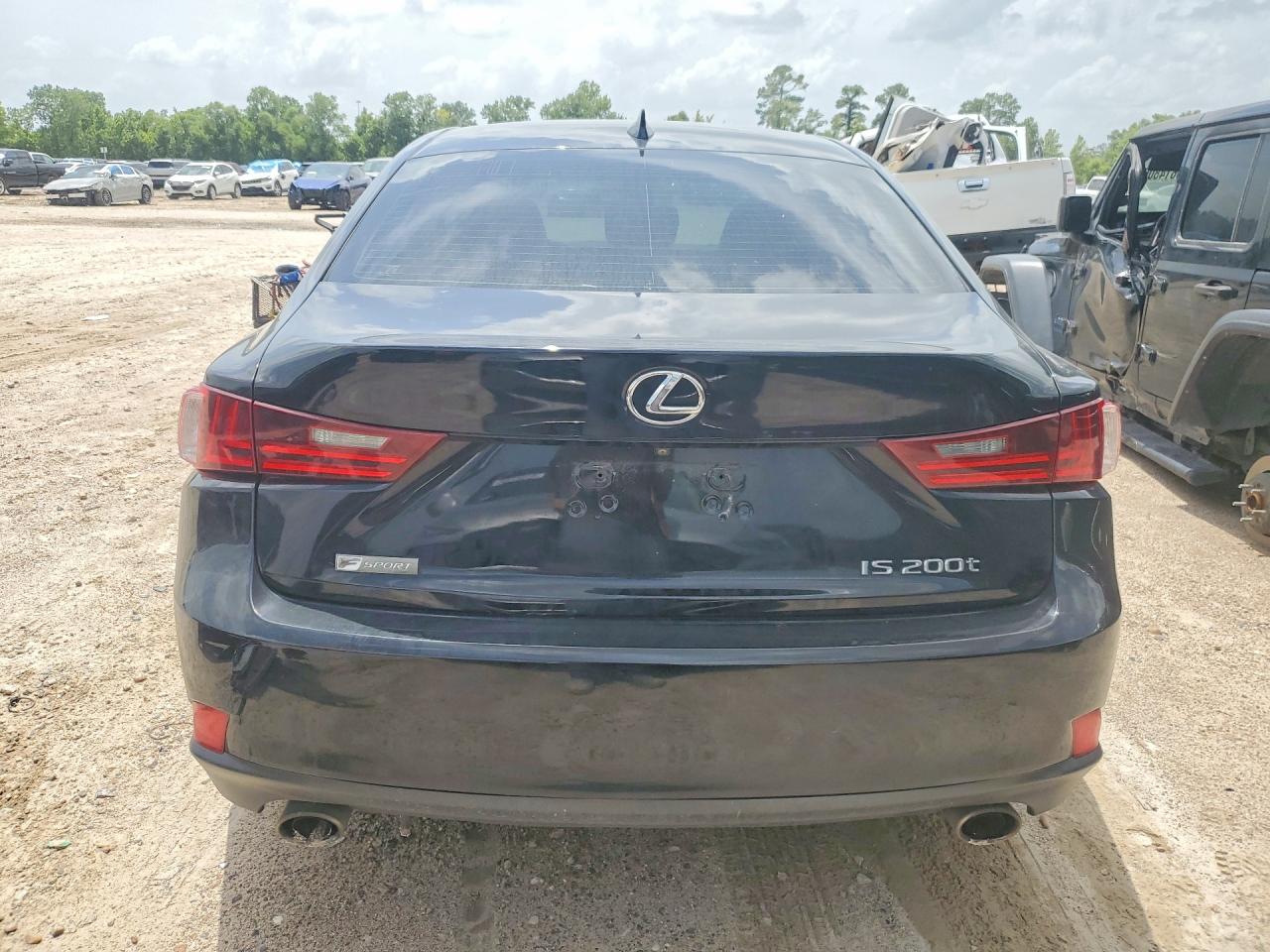 2016 Lexus Is 200t Черный vin: JTHBA1D29G5009525