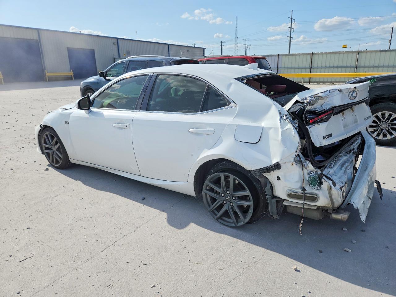 2016 Lexus Is 200t White vin: JTHBA1D2XG5010358