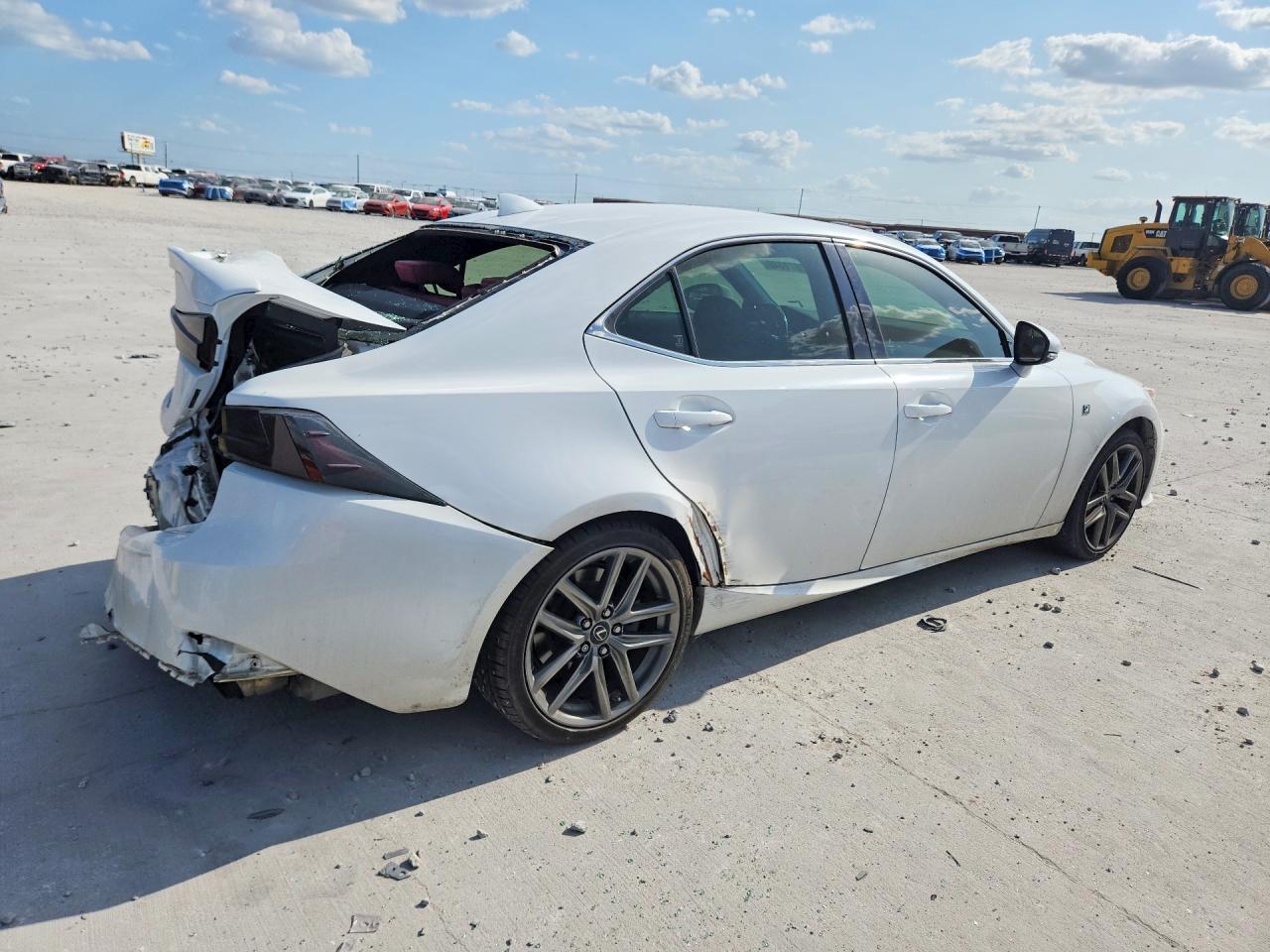 2016 Lexus Is 200t White vin: JTHBA1D2XG5010358
