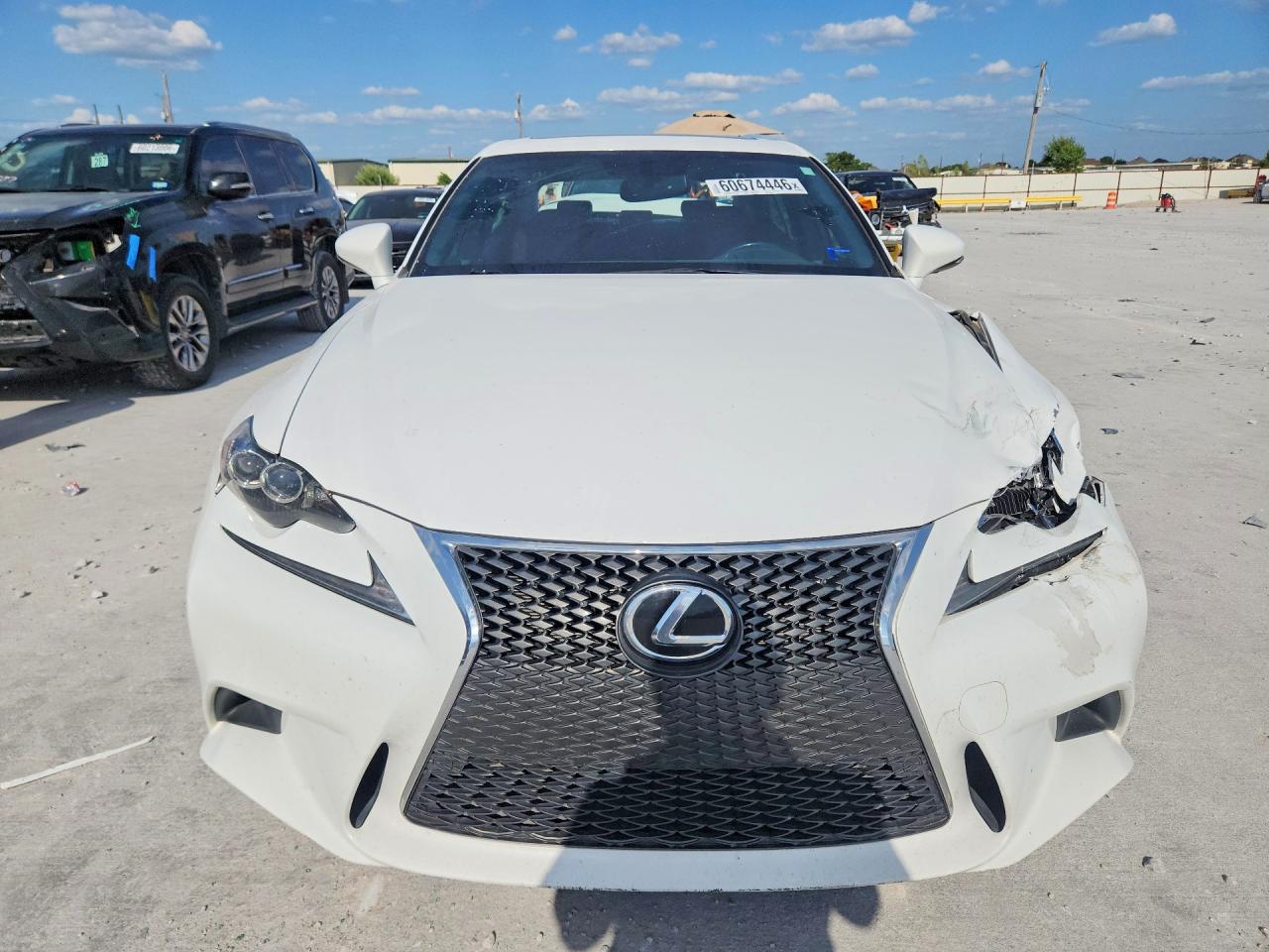2016 Lexus Is 200t White vin: JTHBA1D2XG5010358