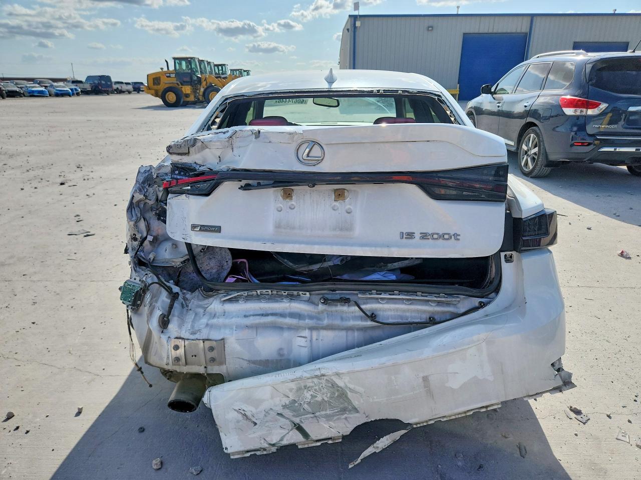 2016 Lexus Is 200t White vin: JTHBA1D2XG5010358