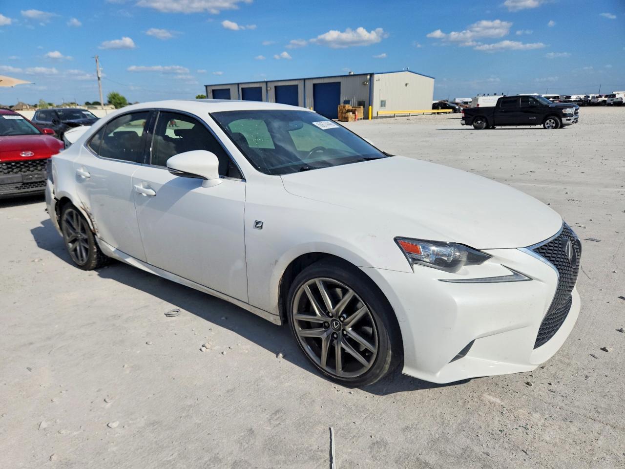 2016 Lexus Is 200t White vin: JTHBA1D2XG5010358