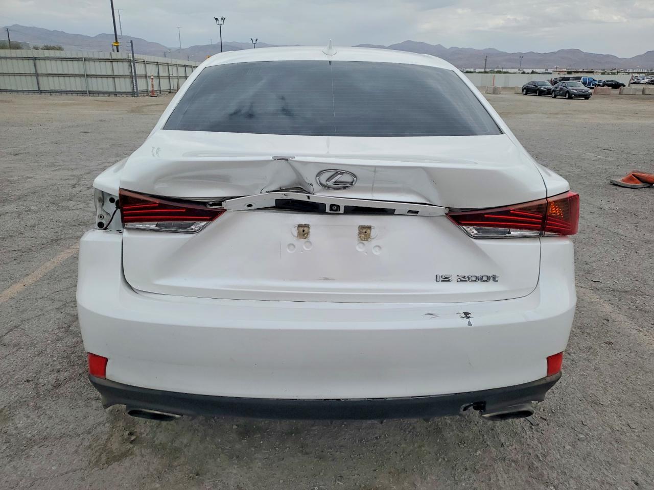 2017 Lexus Is 200t White vin: JTHBA1D2XH5040414