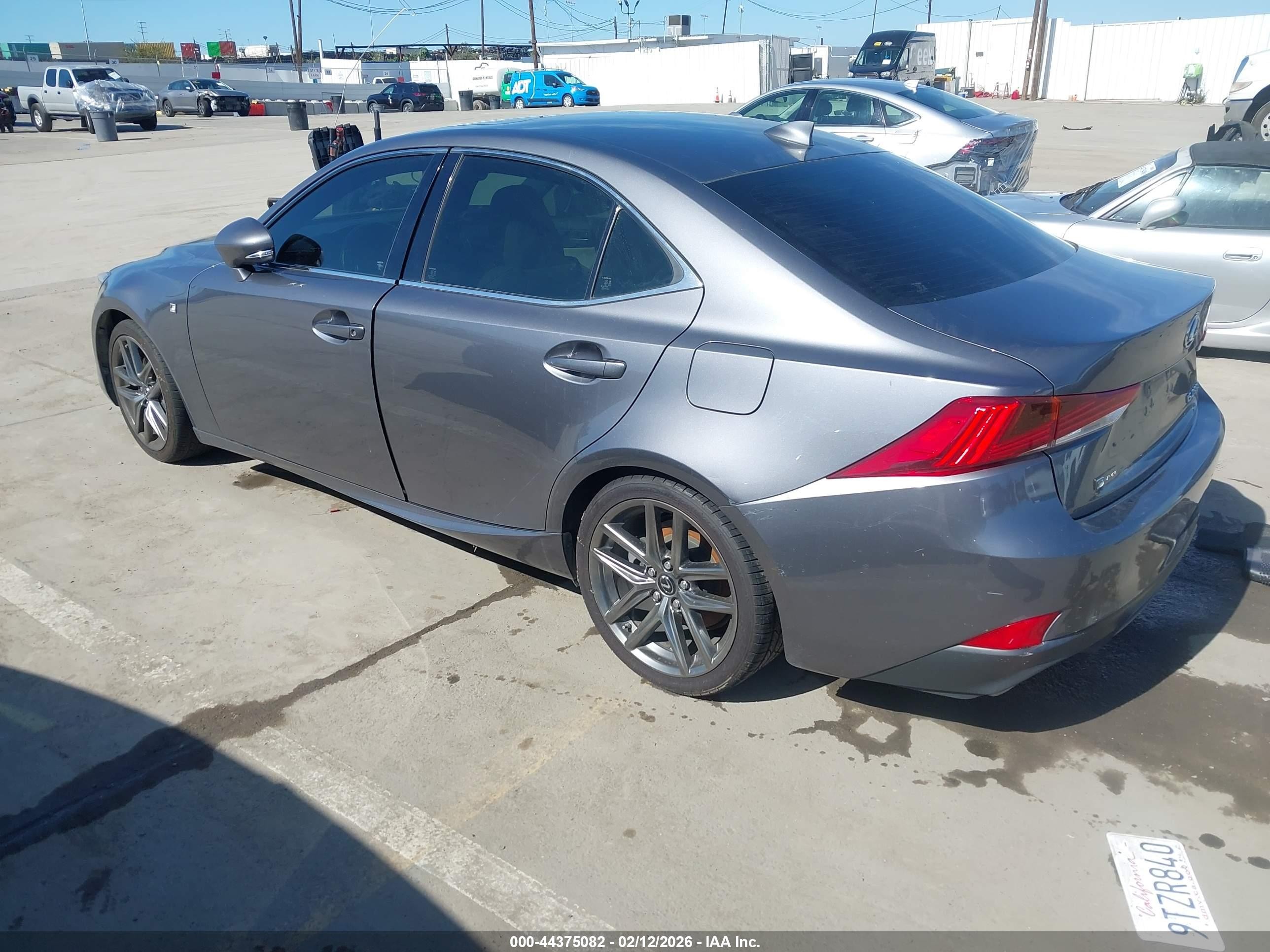 2017 Lexus Is 200t Gray vin: JTHBA1D2XH5041837