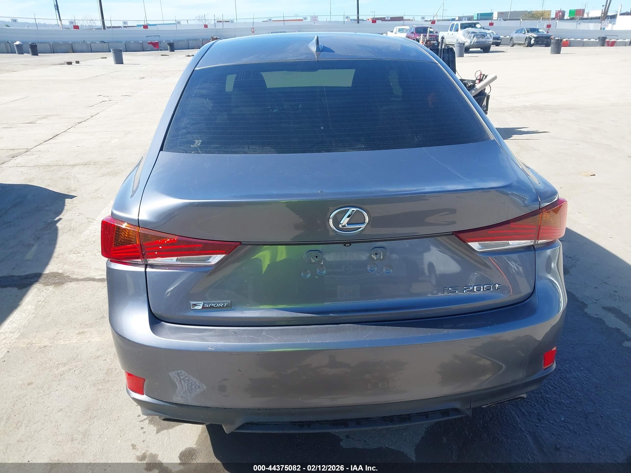 2017 Lexus Is 200t Gray vin: JTHBA1D2XH5041837