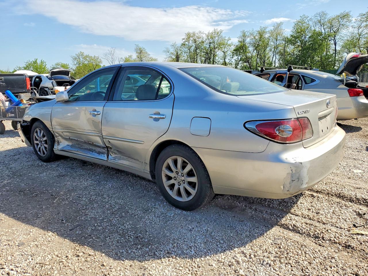 2004 Lexus Es 330 Silver vin: JTHBA30G040003117