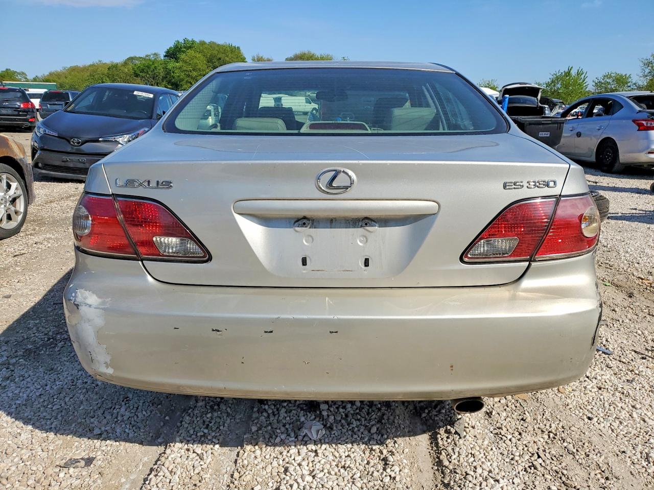 2004 Lexus Es 330 Silver vin: JTHBA30G040003117