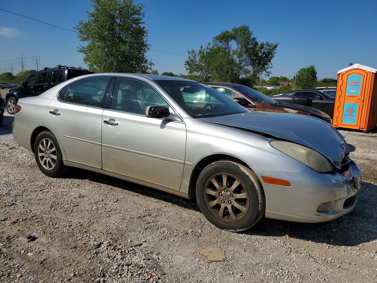 2004 Lexus Es 330 Silver vin: JTHBA30G040003117