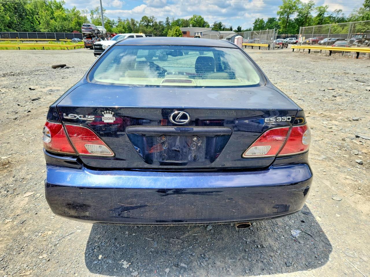 2004 Lexus Es 330 Blue vin: JTHBA30G040004462