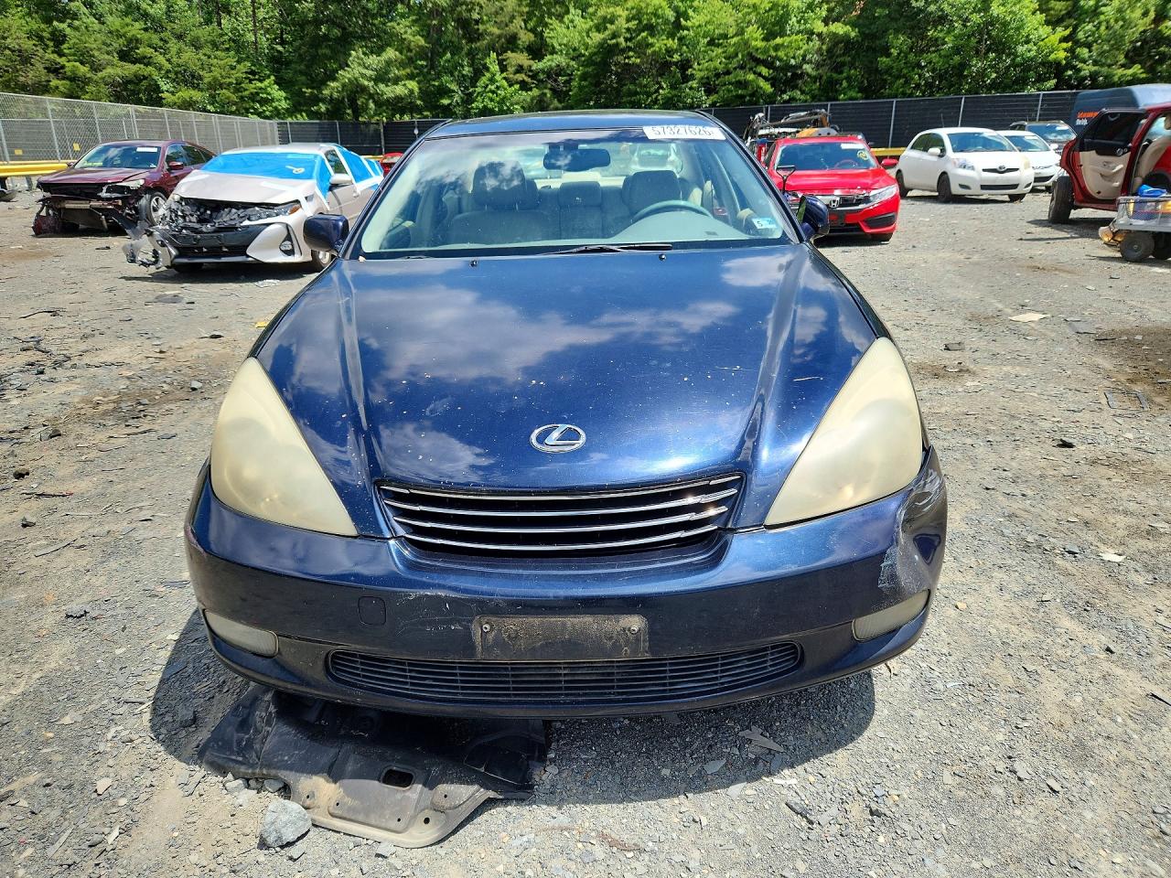 2004 Lexus Es 330 Blue vin: JTHBA30G040004462