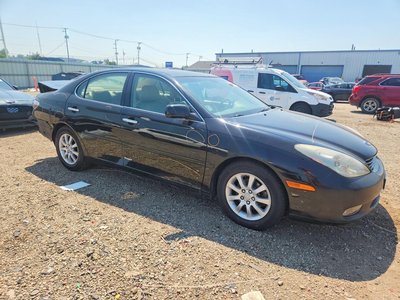 2004 Lexus Es 330 Черный vin: JTHBA30G040005739