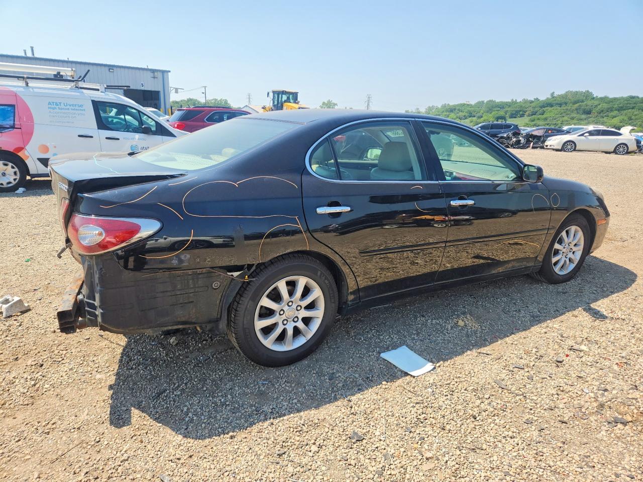 2004 Lexus Es 330 Черный vin: JTHBA30G040005739