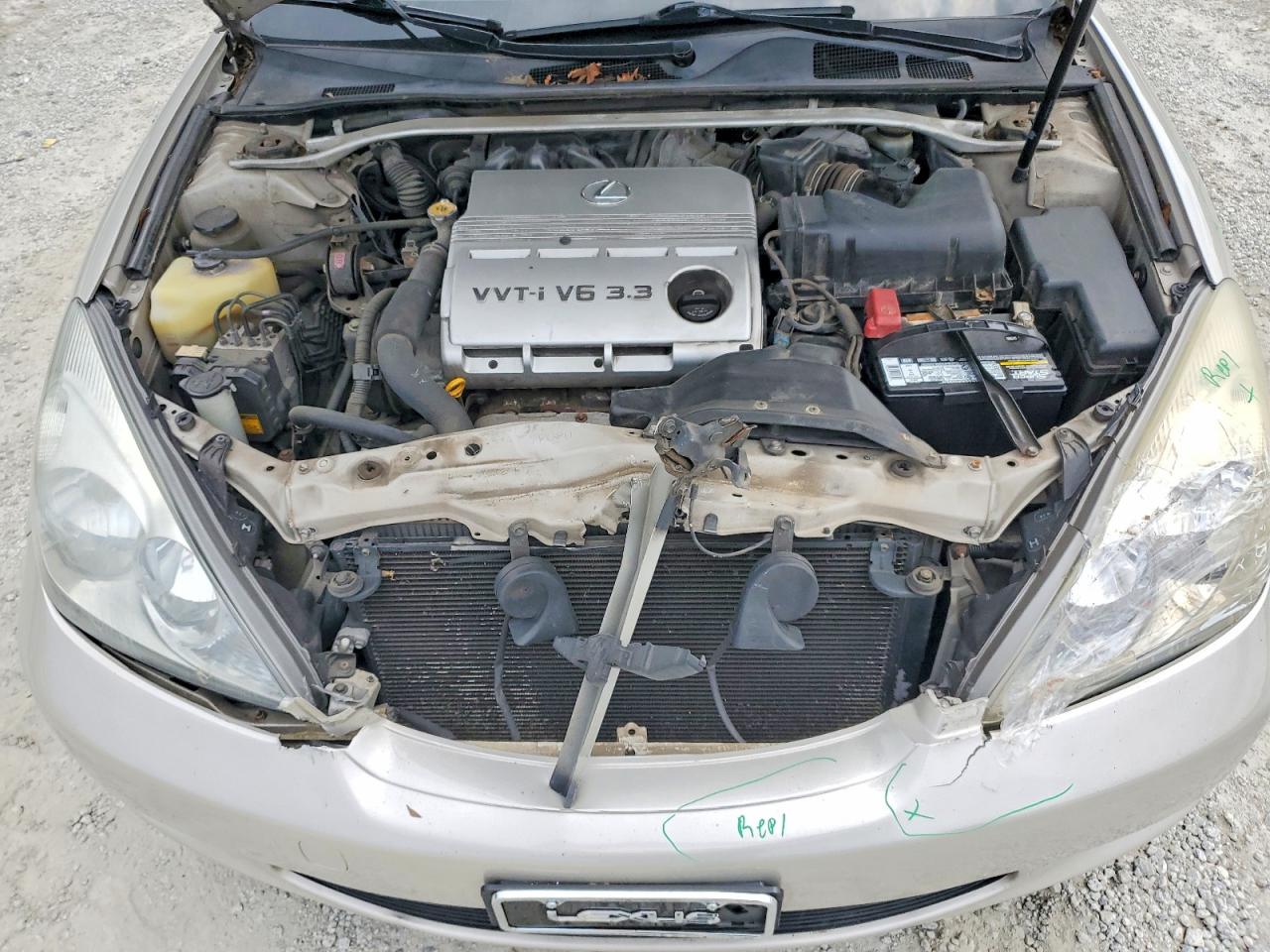 2004 Lexus Es 330 Кремовый vin: JTHBA30G040006292