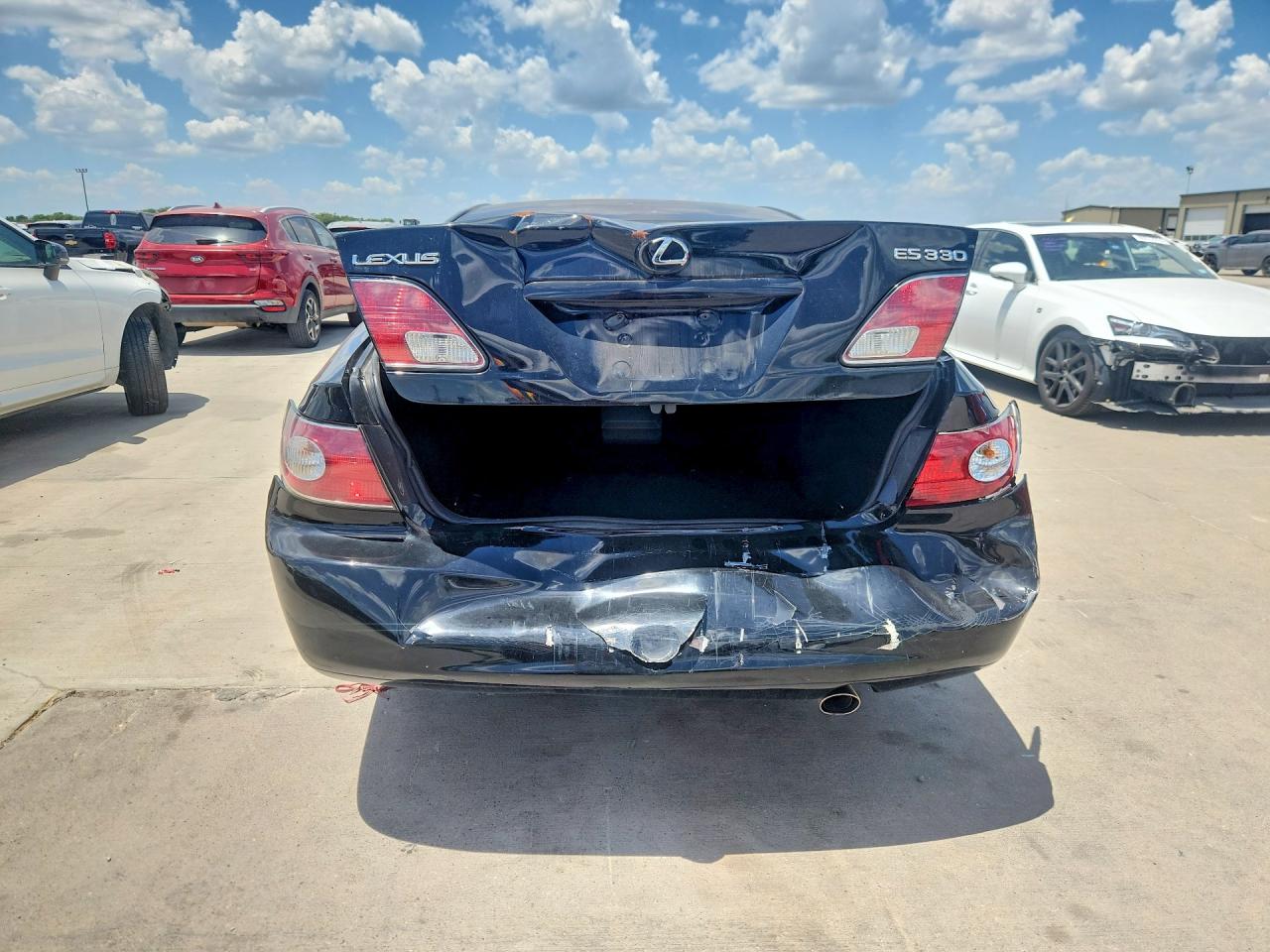 2004 Lexus Es 330 Black vin: JTHBA30G040018233