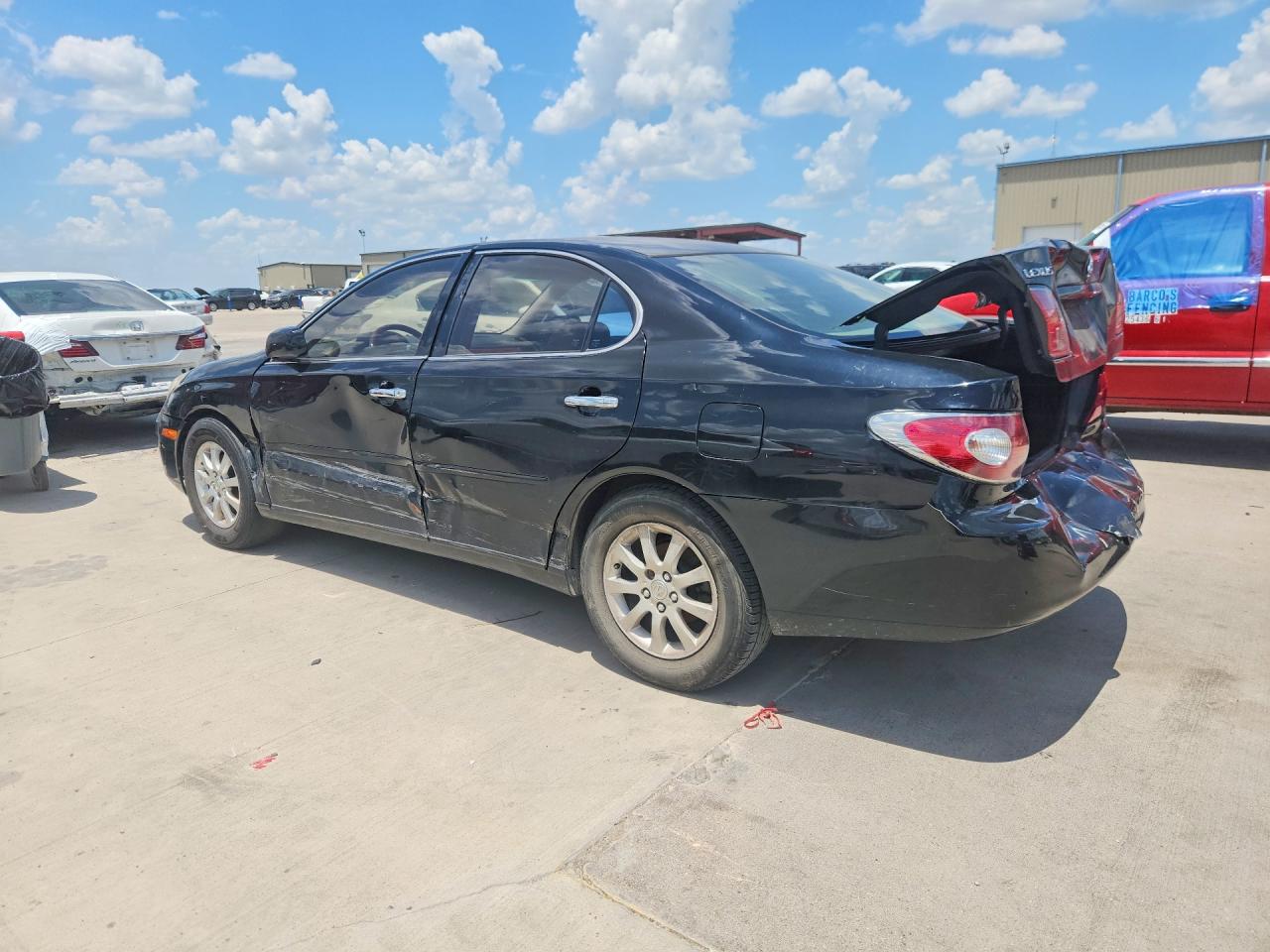 2004 Lexus Es 330 Black vin: JTHBA30G040018233