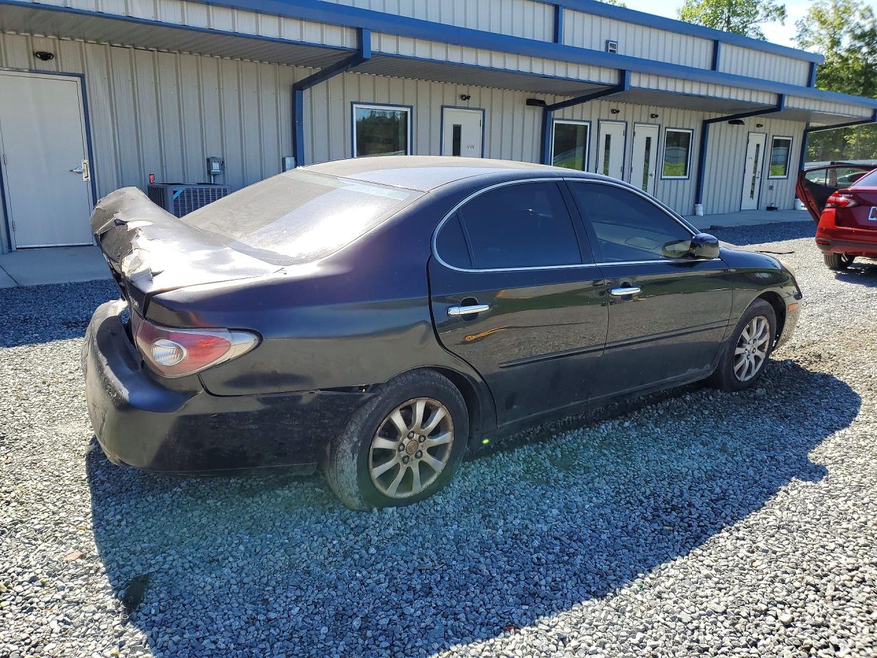 2004 Lexus Es 330 Black vin: JTHBA30G045005565