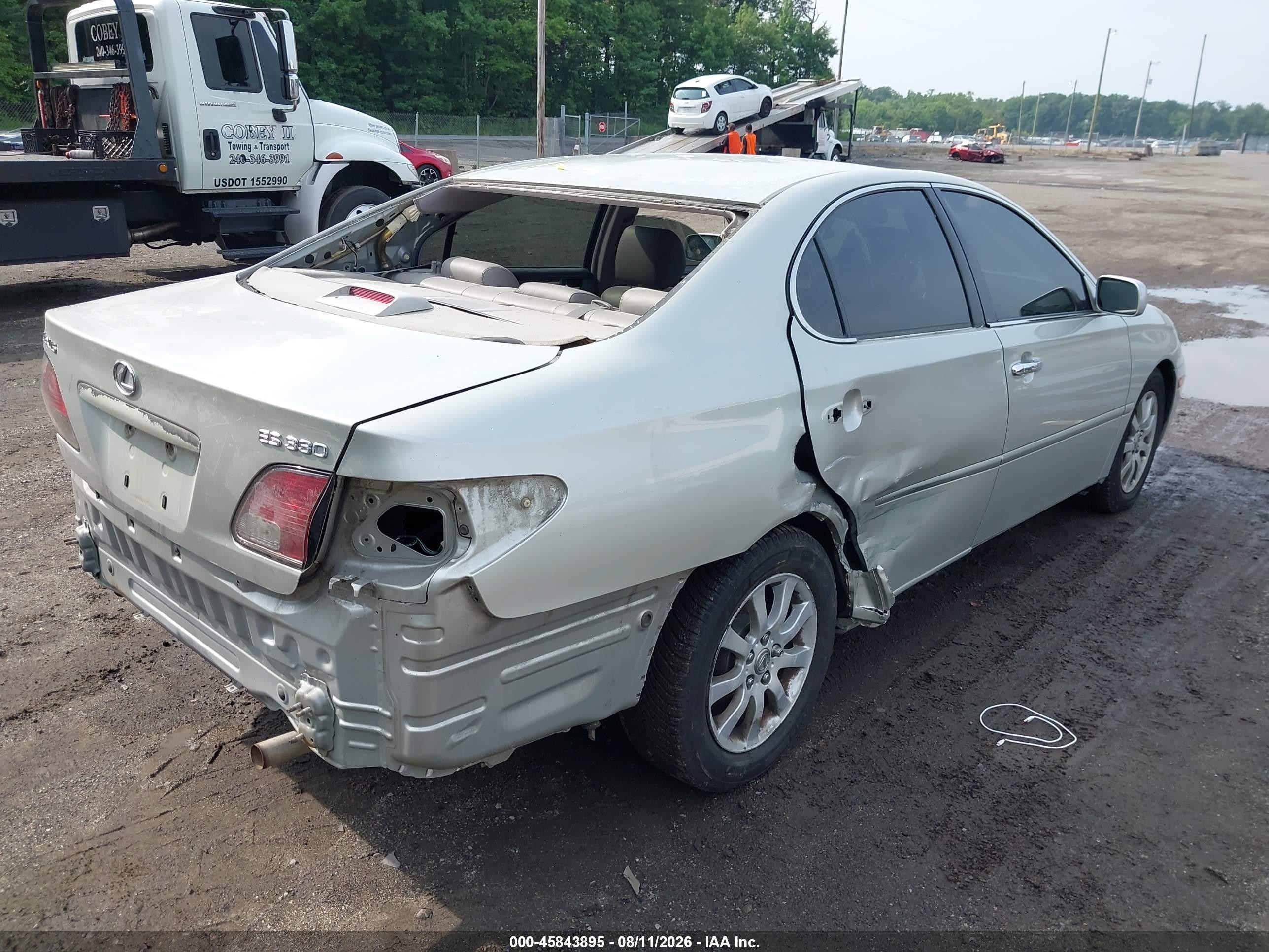 2004 Lexus Es 330   Gray vin: JTHBA30G045008045