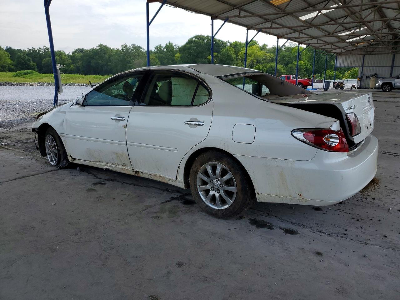 2004 Lexus Es 330 White vin: JTHBA30G045023709