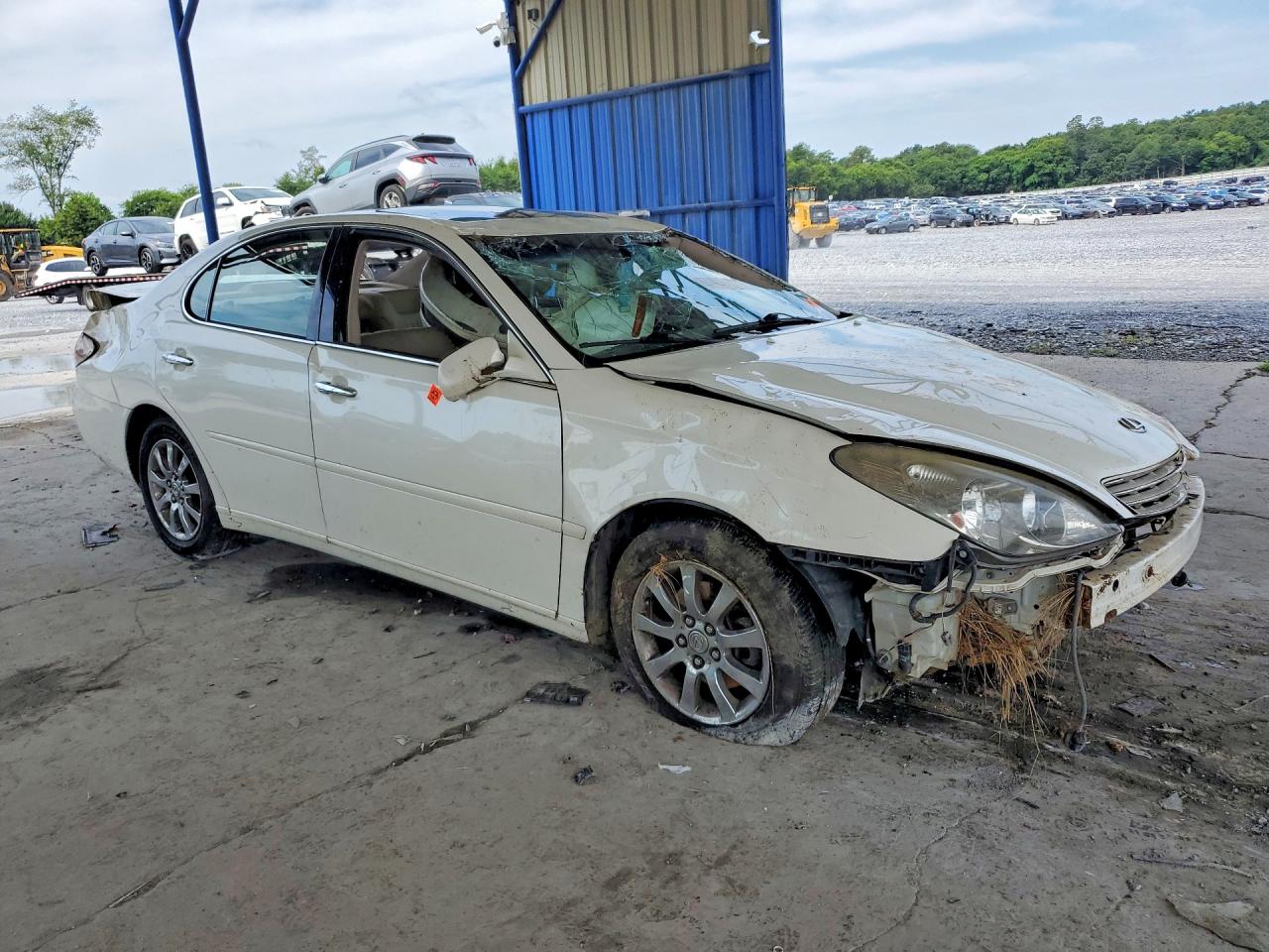 2004 Lexus Es 330 White vin: JTHBA30G045023709