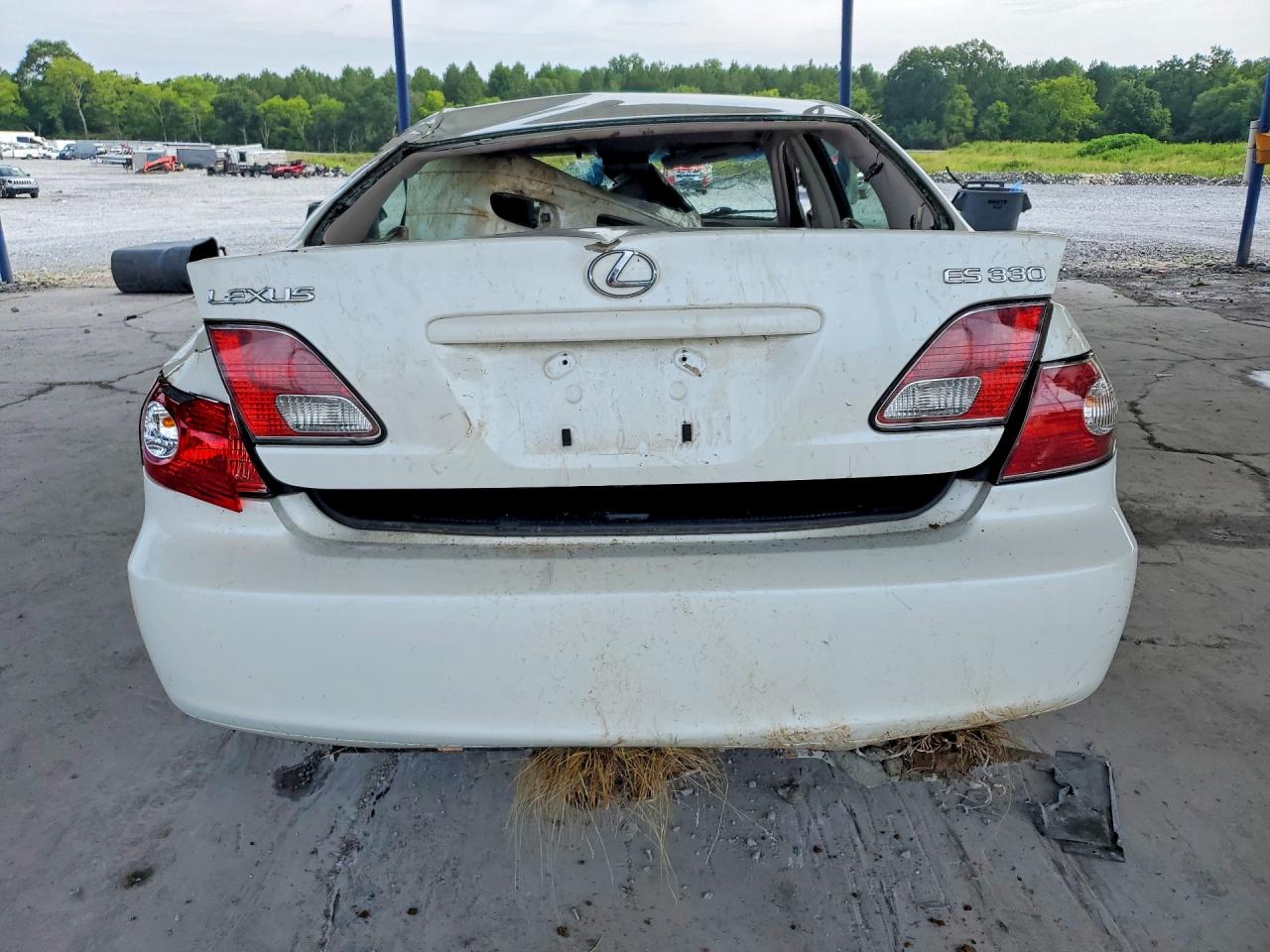 2004 Lexus Es 330 White vin: JTHBA30G045023709