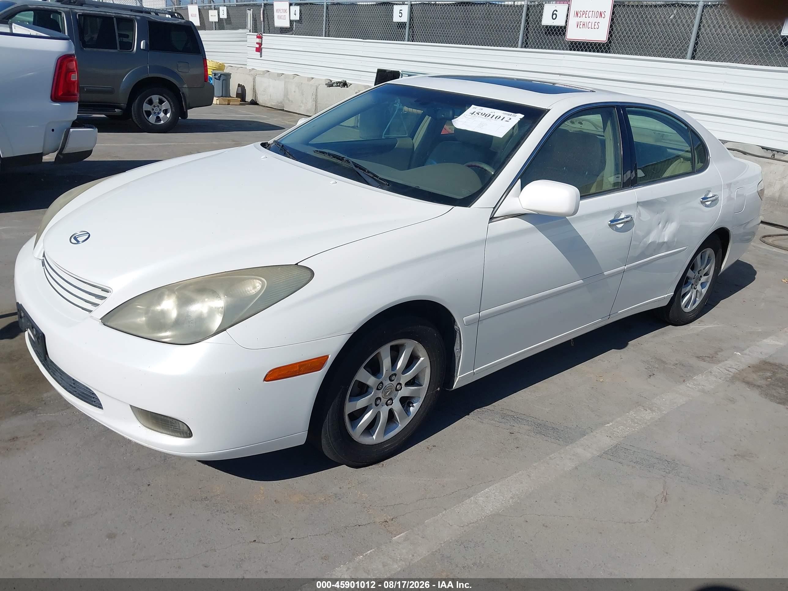 2004 Lexus Es 330   Белый vin: JTHBA30G045024231