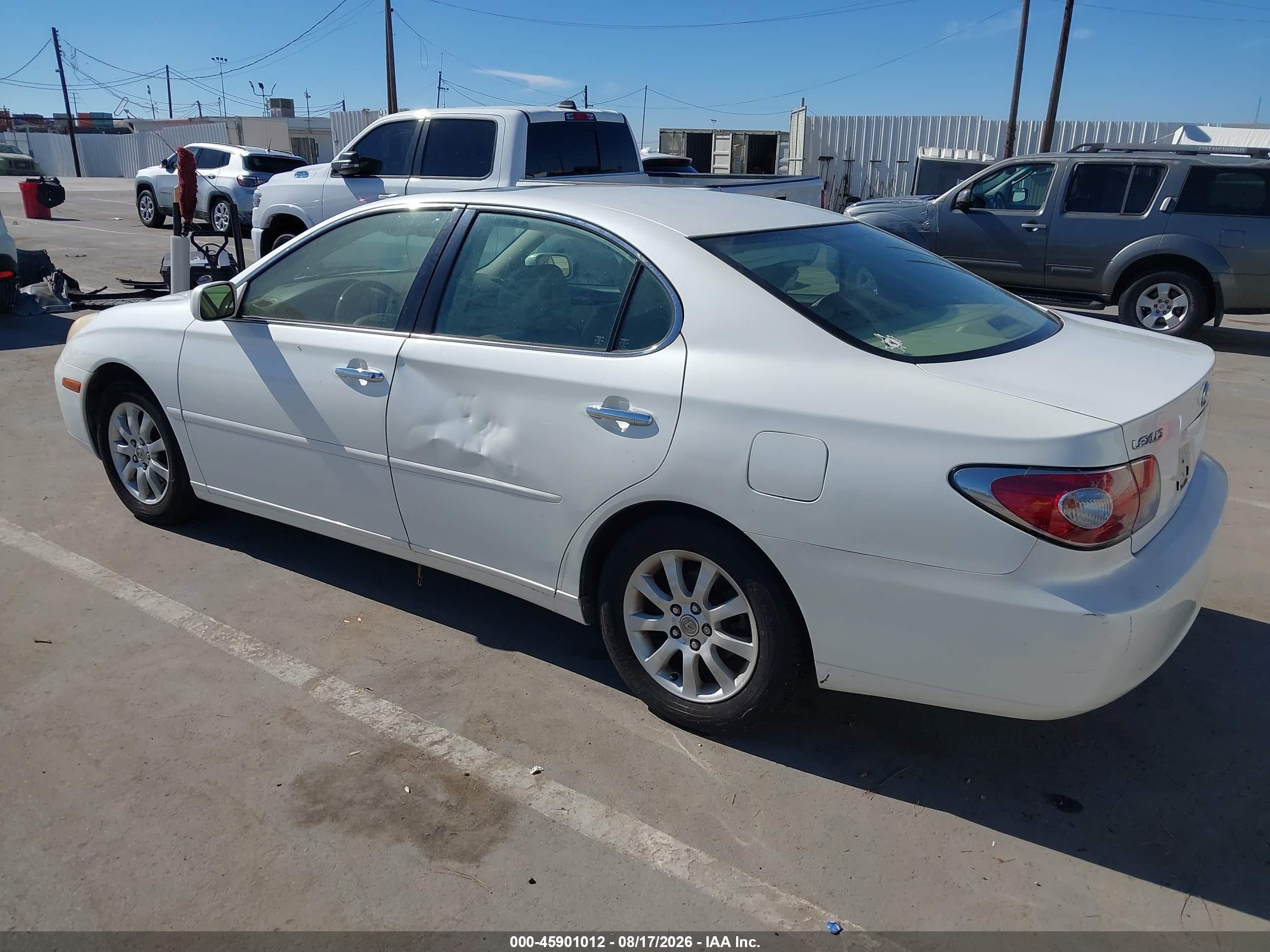 2004 Lexus Es 330   Белый vin: JTHBA30G045024231