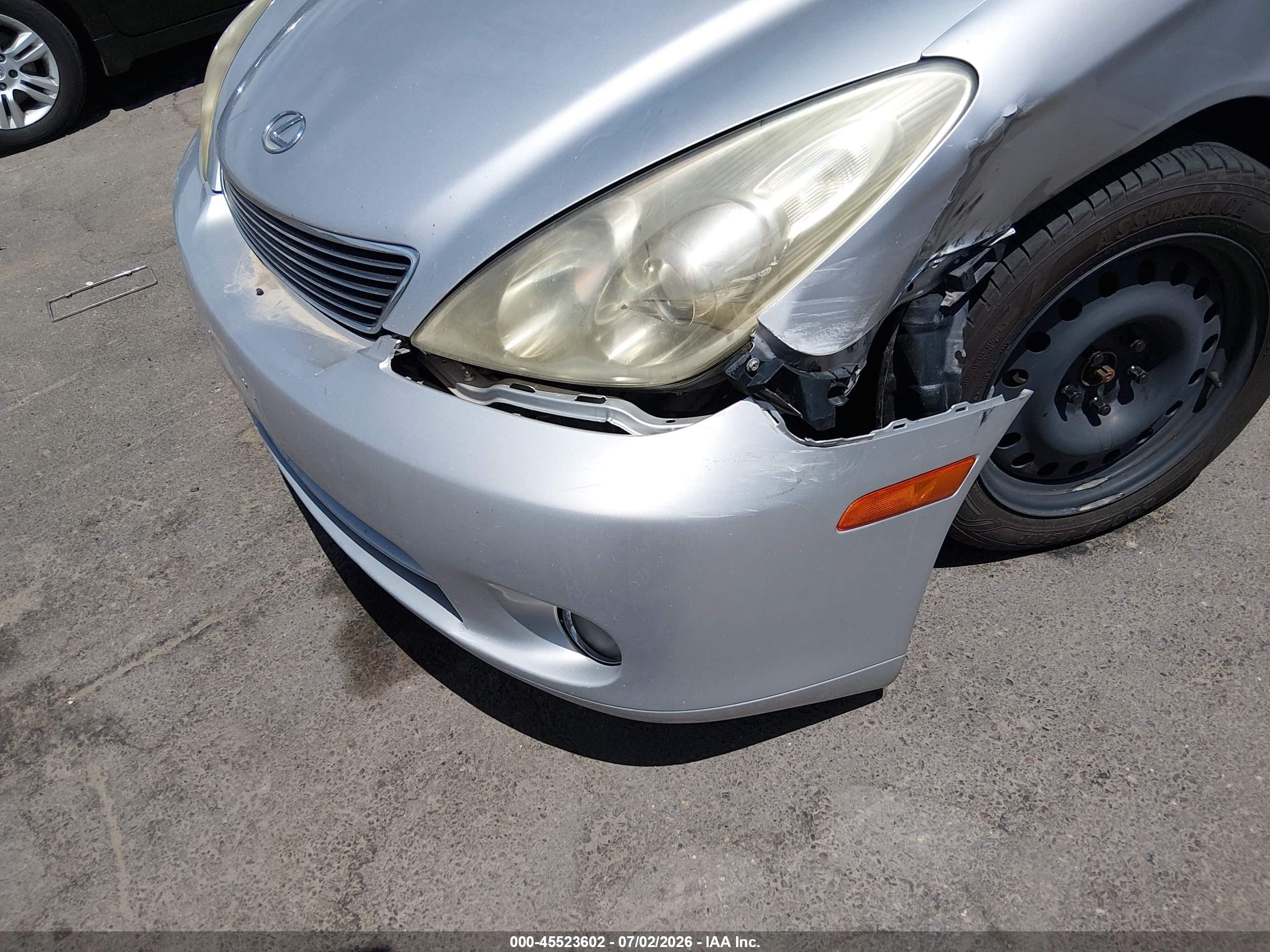 2005 Lexus Es 330   Серебряный vin: JTHBA30G055056873