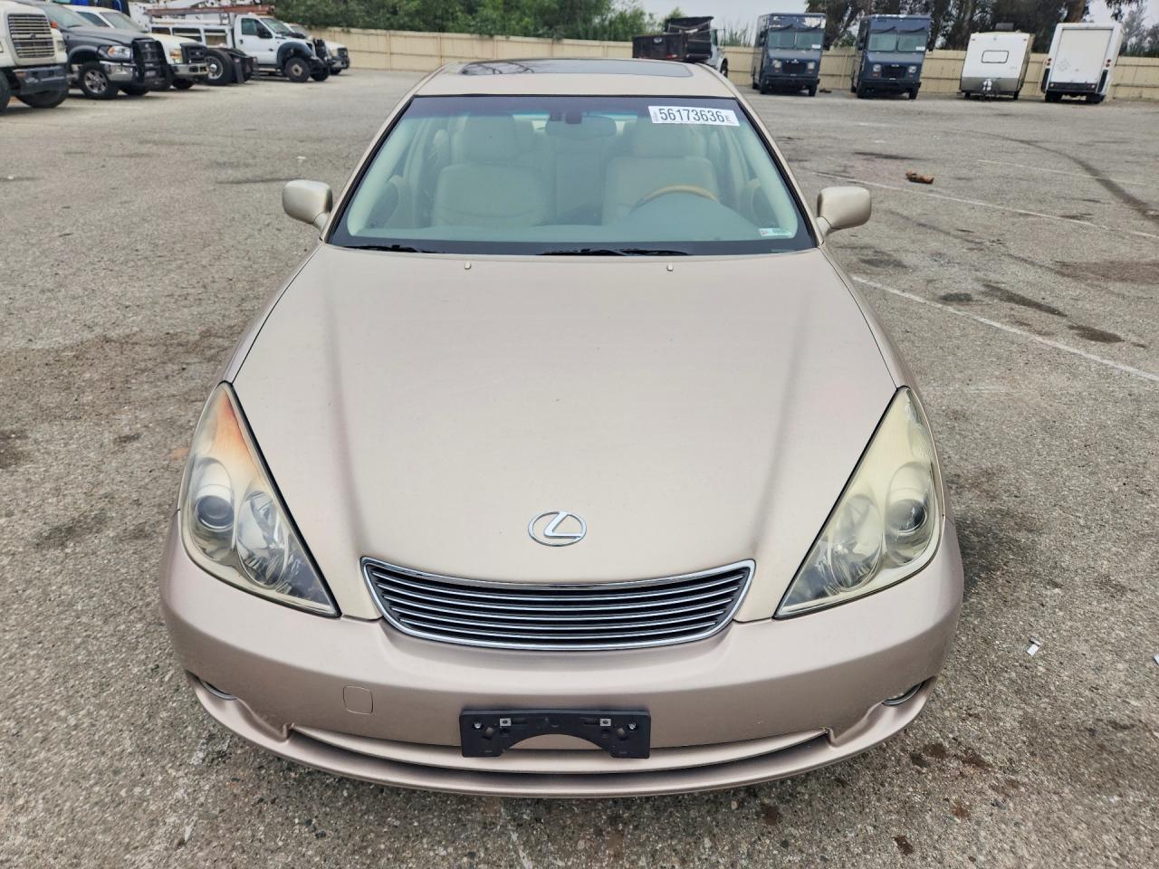 2005 Lexus Es 330 Желто-коричневый vin: JTHBA30G055063984